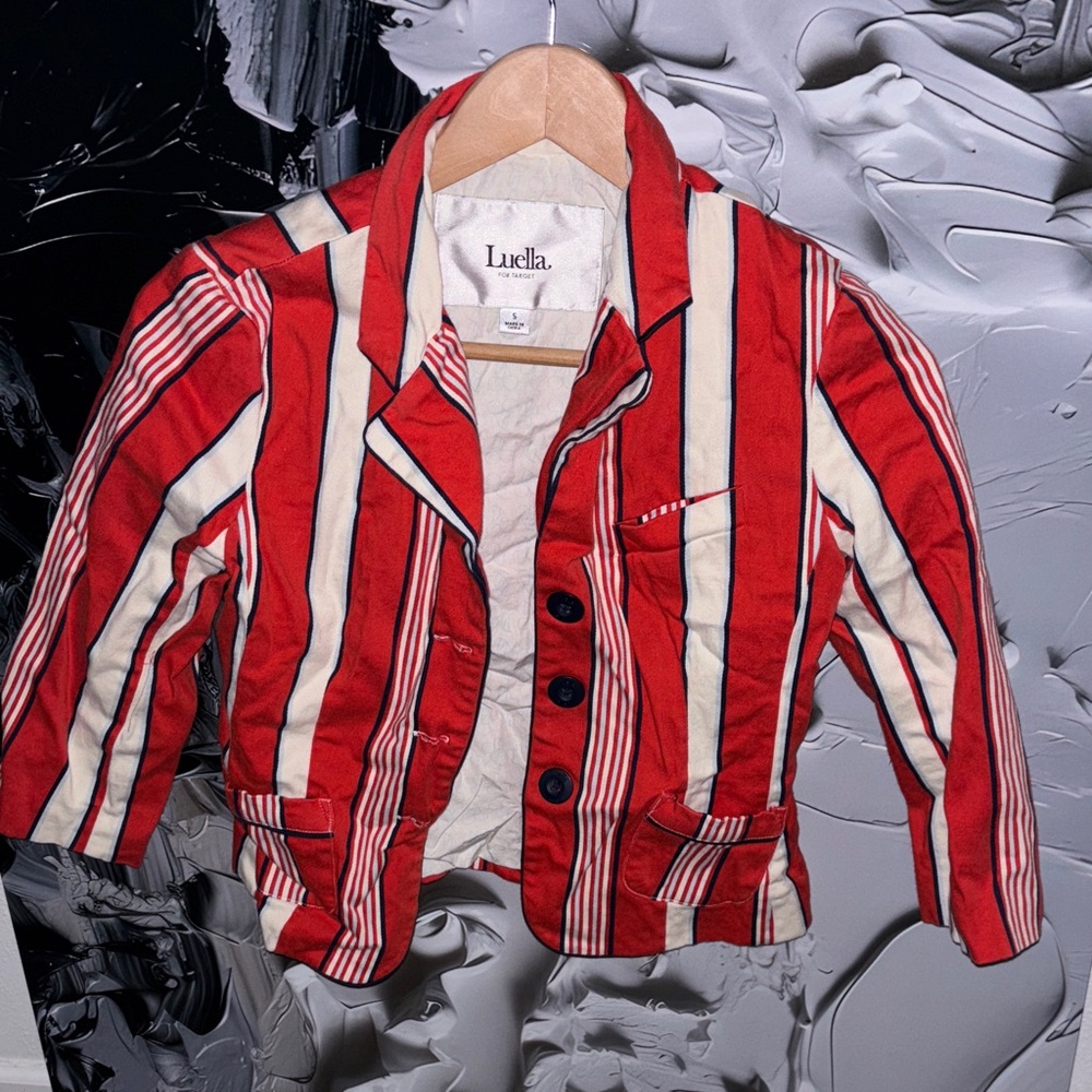 Red Striped Jacket